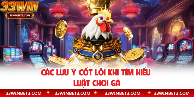 Các lưu ý cốt lõi khi tìm hiểu luật chơi gà